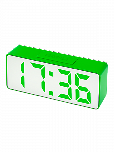 VST 886Y-4 Зеленые часы настольные (без блока)